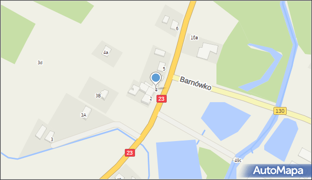 Barnówko, Barnówko, 4, mapa Barnówko