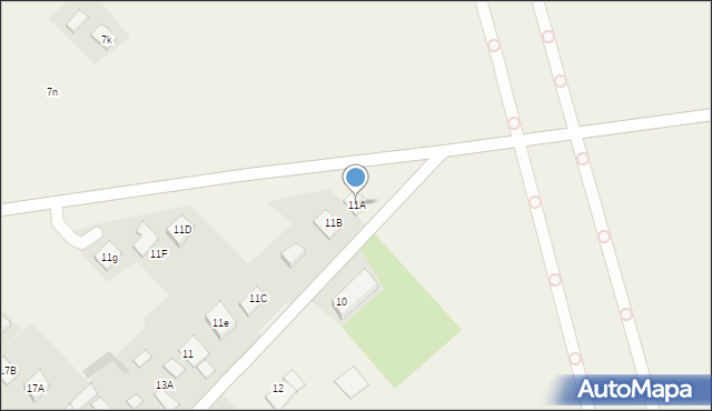 Barszczewo, Barszczewo, 11A, mapa Barszczewo