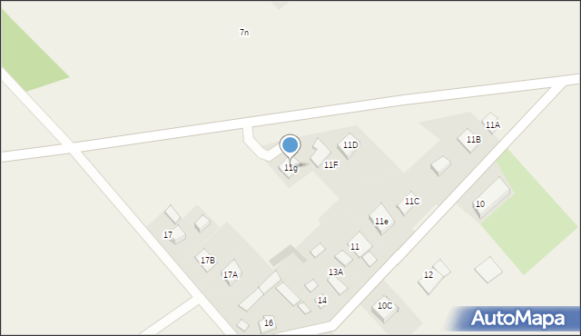 Barszczewo, Barszczewo, 11g, mapa Barszczewo