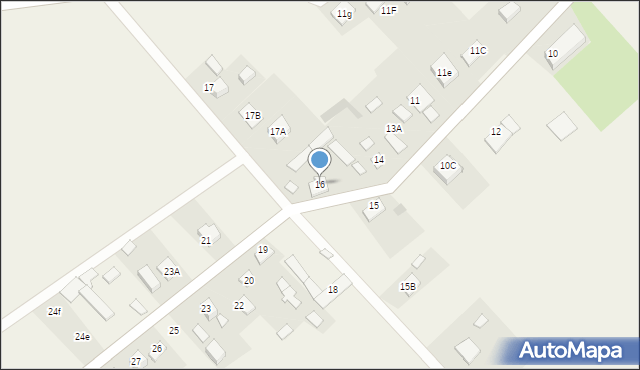 Barszczewo, Barszczewo, 16, mapa Barszczewo