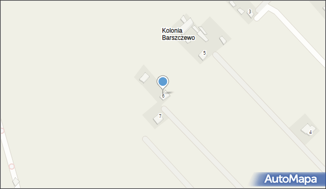 Barszczewo, Barszczewo, 6, mapa Barszczewo