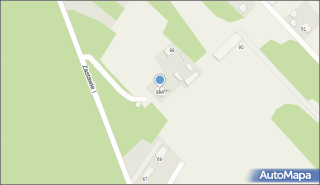 Barszczewo, Barszczewo, 89A, mapa Barszczewo