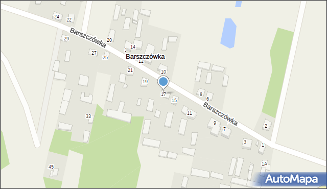 Barszczówka, Barszczówka, 17, mapa Barszczówka