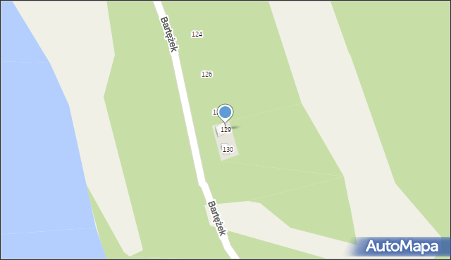 Bartężek, Bartężek, 129, mapa Bartężek