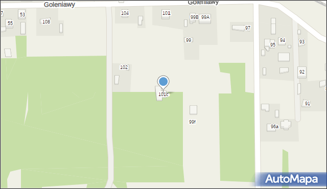 Bartków, Bartków, 101c, mapa Bartków