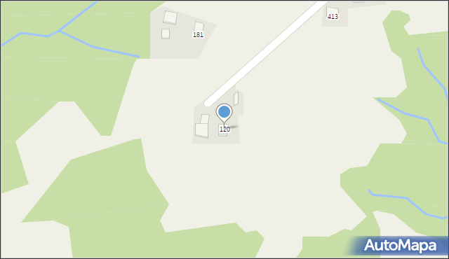 Bartkowa-Posadowa, Bartkowa-Posadowa, 120, mapa Bartkowa-Posadowa