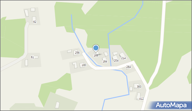 Bartkowa-Posadowa, Bartkowa-Posadowa, 149, mapa Bartkowa-Posadowa