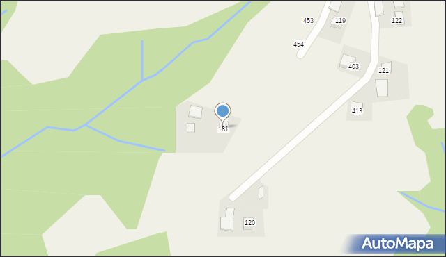 Bartkowa-Posadowa, Bartkowa-Posadowa, 181, mapa Bartkowa-Posadowa
