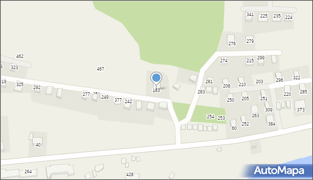 Bartkowa-Posadowa, Bartkowa-Posadowa, 183, mapa Bartkowa-Posadowa