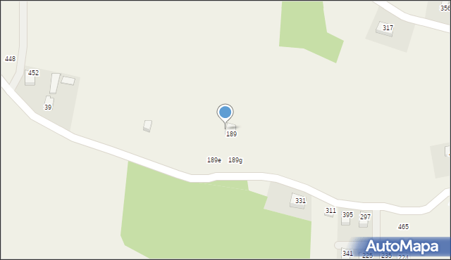 Bartkowa-Posadowa, Bartkowa-Posadowa, 189b, mapa Bartkowa-Posadowa