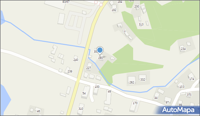 Bartkowa-Posadowa, Bartkowa-Posadowa, 191, mapa Bartkowa-Posadowa