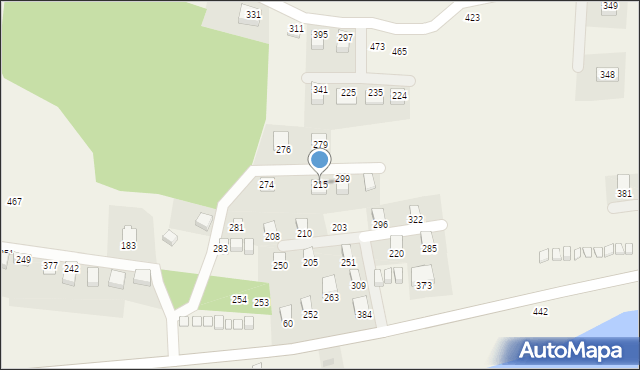 Bartkowa-Posadowa, Bartkowa-Posadowa, 215, mapa Bartkowa-Posadowa