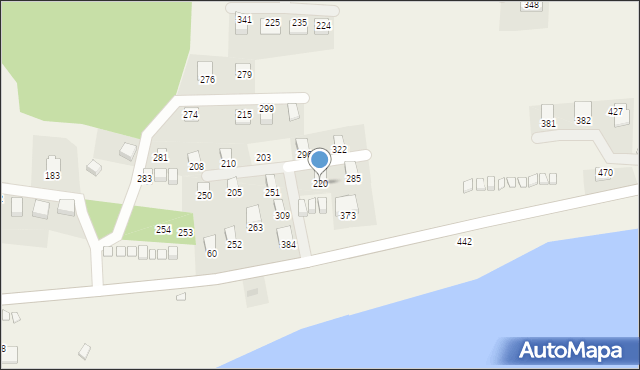 Bartkowa-Posadowa, Bartkowa-Posadowa, 220, mapa Bartkowa-Posadowa