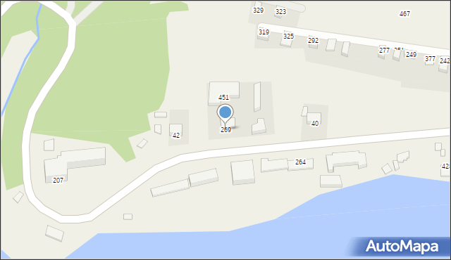 Bartkowa-Posadowa, Bartkowa-Posadowa, 269, mapa Bartkowa-Posadowa