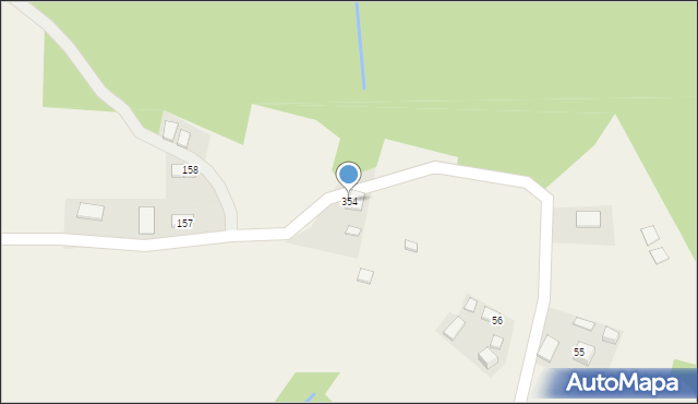 Bartkowa-Posadowa, Bartkowa-Posadowa, 354, mapa Bartkowa-Posadowa