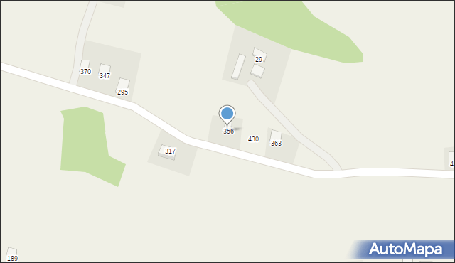 Bartkowa-Posadowa, Bartkowa-Posadowa, 356, mapa Bartkowa-Posadowa