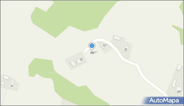 Bartkowa-Posadowa, Bartkowa-Posadowa, 389, mapa Bartkowa-Posadowa