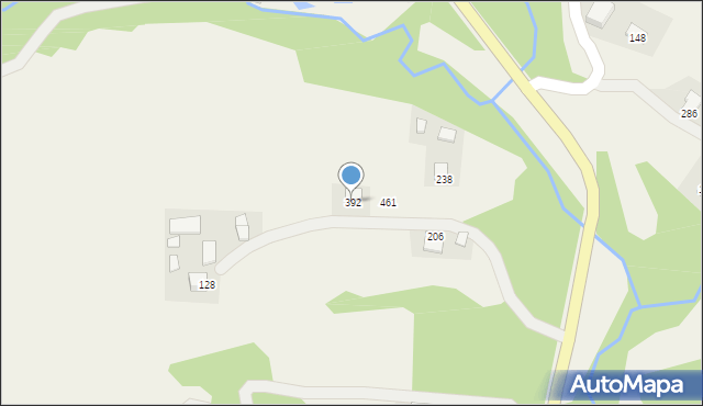 Bartkowa-Posadowa, Bartkowa-Posadowa, 392, mapa Bartkowa-Posadowa