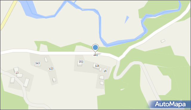 Bartkowa-Posadowa, Bartkowa-Posadowa, 441, mapa Bartkowa-Posadowa