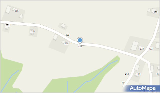 Bartkowa-Posadowa, Bartkowa-Posadowa, 449, mapa Bartkowa-Posadowa