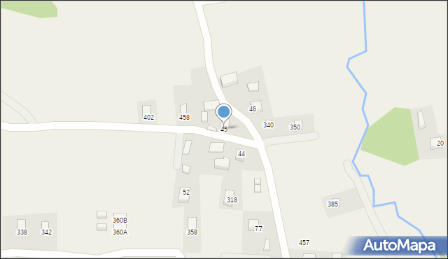 Bartkowa-Posadowa, Bartkowa-Posadowa, 45, mapa Bartkowa-Posadowa