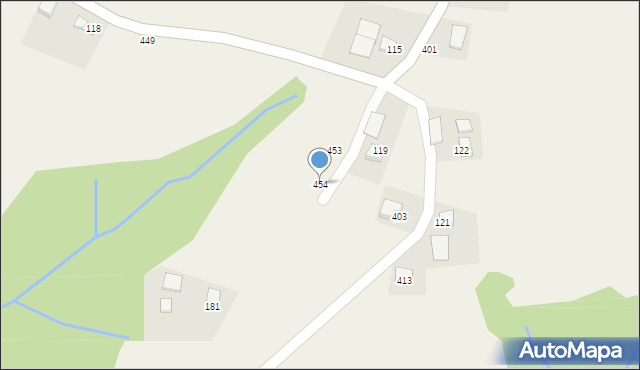 Bartkowa-Posadowa, Bartkowa-Posadowa, 454, mapa Bartkowa-Posadowa