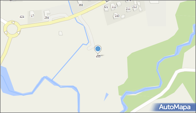 Bartkowa-Posadowa, Bartkowa-Posadowa, 455, mapa Bartkowa-Posadowa