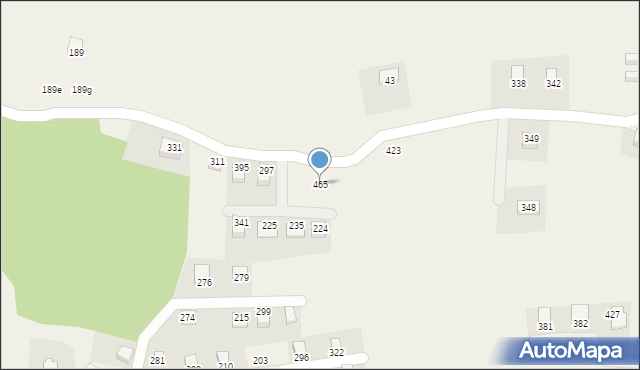 Bartkowa-Posadowa, Bartkowa-Posadowa, 465, mapa Bartkowa-Posadowa