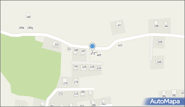 Bartkowa-Posadowa, Bartkowa-Posadowa, 473, mapa Bartkowa-Posadowa