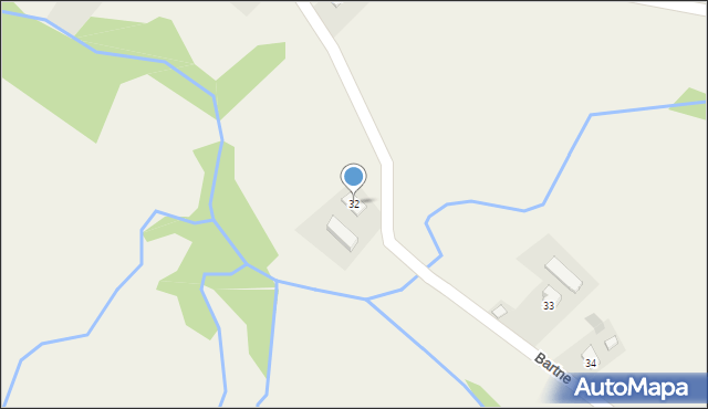 Bartne, Bartne, 32, mapa Bartne