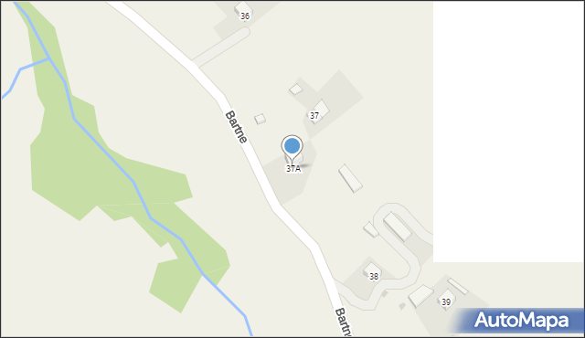 Bartne, Bartne, 37A, mapa Bartne