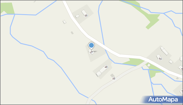 Bartne, Bartne, 47, mapa Bartne