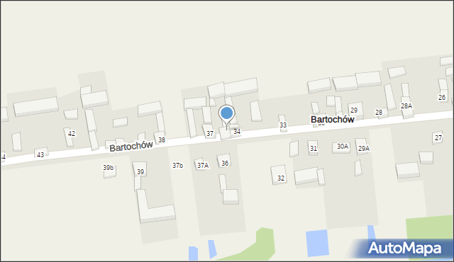 Bartochów, Bartochów, 35, mapa Bartochów