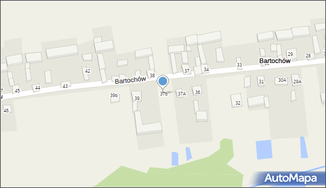 Bartochów, Bartochów, 37b, mapa Bartochów