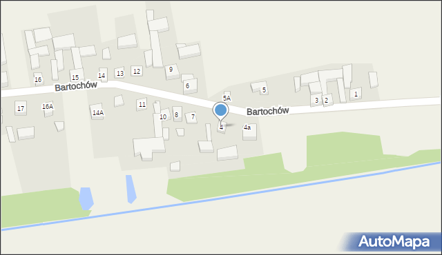 Bartochów, Bartochów, 4, mapa Bartochów