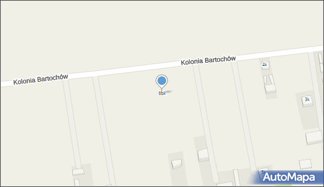 Bartochów, Bartochów, 6bk, mapa Bartochów