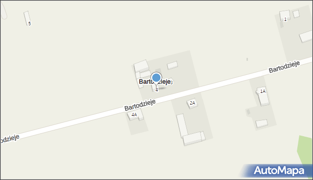Bartodzieje, Bartodzieje, 4, mapa Bartodzieje
