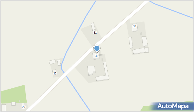 Bartodzieje, Bartodzieje, 32, mapa Bartodzieje