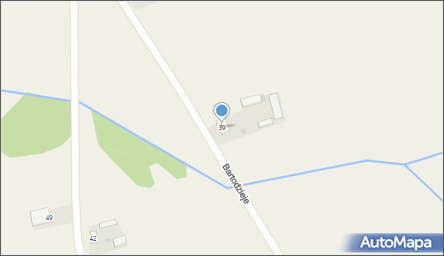 Bartodzieje, Bartodzieje, 39, mapa Bartodzieje