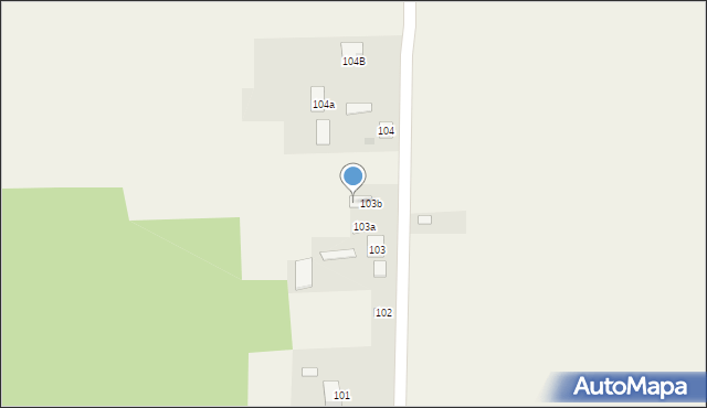 Bartodzieje, Bartodzieje, 103c, mapa Bartodzieje