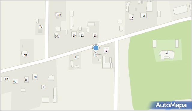 Bartodzieje, Bartodzieje, 11, mapa Bartodzieje