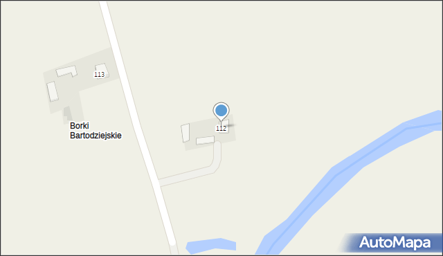 Bartodzieje, Bartodzieje, 112, mapa Bartodzieje