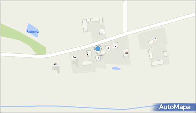 Bartodzieje, Bartodzieje, 3a, mapa Bartodzieje