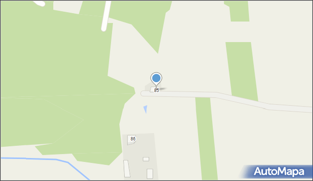 Bartodzieje, Bartodzieje, 85, mapa Bartodzieje