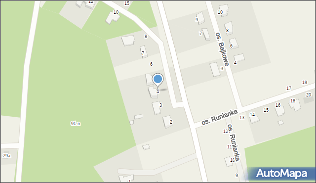 Bartodzieje, Bartodzieje, 4, mapa Bartodzieje