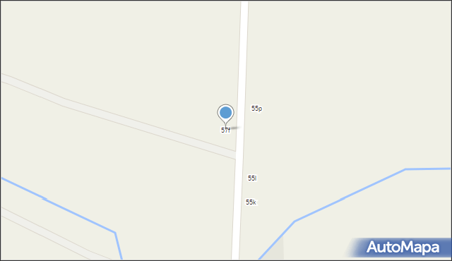 Bartodzieje, Bartodzieje, 57f, mapa Bartodzieje