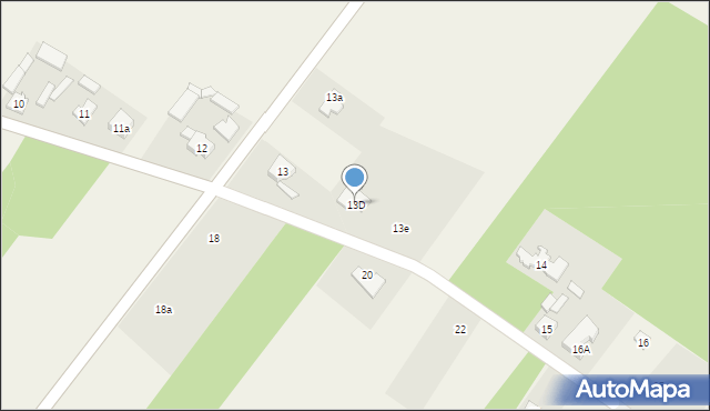 Bartolin, Bartolin, 13D, mapa Bartolin