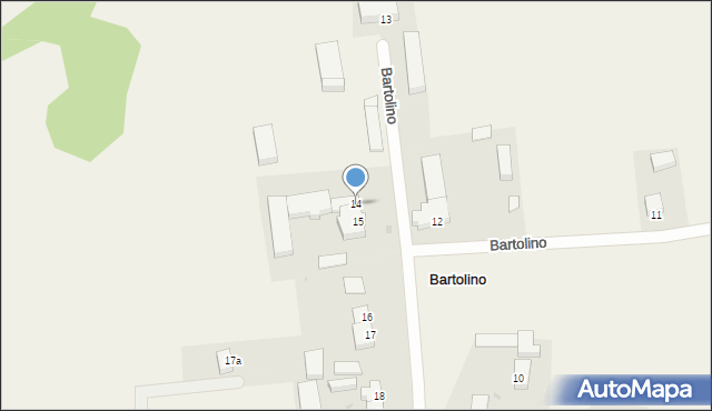 Bartolino, Bartolino, 14, mapa Bartolino