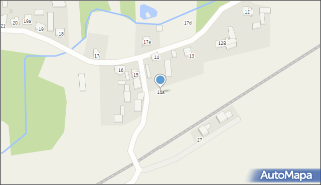 Bartosze, Bartosze, 14a, mapa Bartosze