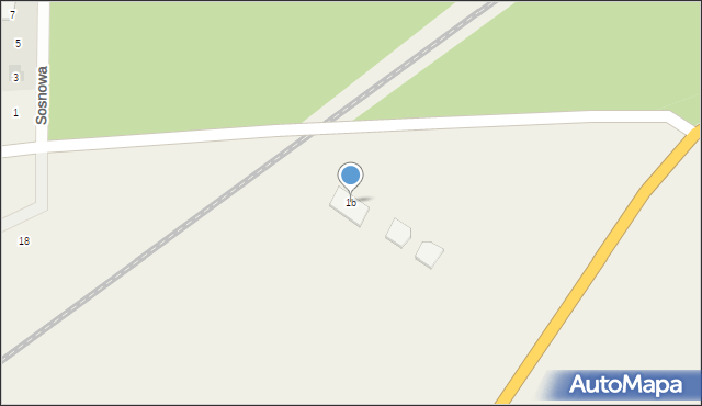 Bartosze, Bartosze, 1b, mapa Bartosze